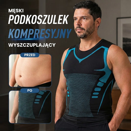 👕 Nowa wersja koszulka bez rękawów – efekt modelujący, nowa wersja – Płatność przy odbiorze 🔥