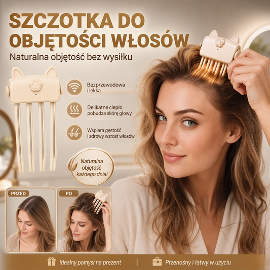 💇Bezprzewodowa lokówka – przenośna | Idealna do cienkich i delikatnych włosów | Delikatne stylizowanie włosów