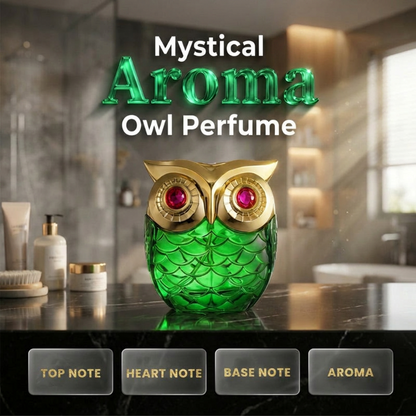 🦉 OGRANICZONA OFERTA 50% ZNIŻKI! ✨Wyjątkowa Butelka Perfum w Kształcie Sowy | 100ml Długotrwałe Eau de Parfum | Orientalno-Kwiatowo-Drzewny Zapach z Kawą, Wanilią i Jaśminem🌙