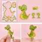 🧩⭐ 3D puzzle logiczne – kreatywne, rozwijające – Płatność przy odbiorze 🦖✨