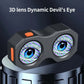 🎉Dynamiczne tylne światło rowerowe Devil's Eye-połączone z aplikacją