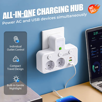 🔌⚡Inteligentna listwa zasilająca z portami USB
