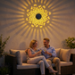 🌀 Lampa Solarna Mandala – Przepiękne projekcje wzorów, dwufunkcyjna do montażu na podłodze i ścianie, wodoodporność IP65 oraz automatyczne włączanie/wyłączanie 🌿