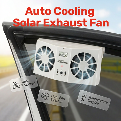🌡️ 50% OFF + KUP 2 Z 50 ZŁ ZNIŻKI – OSTATNI DZIEŃ! Wentylator solarny do auta – podwójna moc, wyświetlacz temp. Redukuje upał w samochodzie, działa bezprzewodowo. Niezbędnik na lato! 🚗☀️