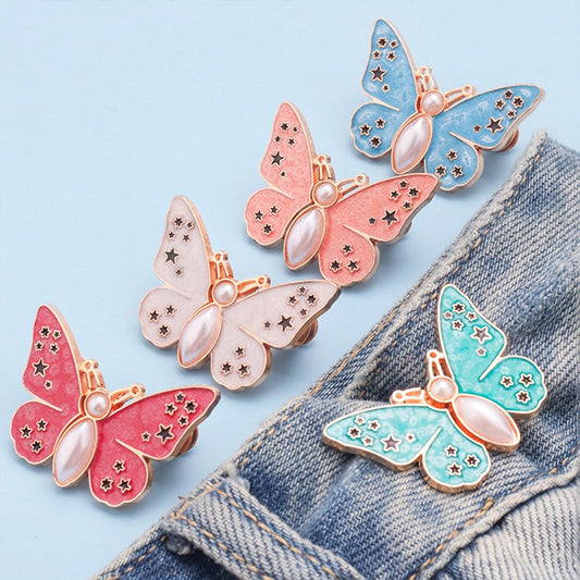 🦋 Odpinana klamra do paska – motyl, regulacja bez narzędzi – Płatność przy odbiorze 🌸