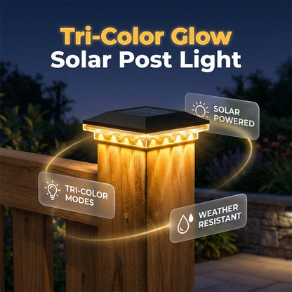 Outdoor Solar Post Cap Lights
