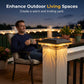 Outdoor Solar Post Cap Lights