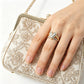 Two-Tone Layered Heart Ring