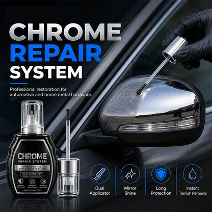 ✨🚗 Pisak do renowacji chromu - przywraca metaliczny blask i odświeża matowe powierzchnie