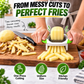 🍟 Ręczna krajalnica do ziemniaków na frytki | Jedno naciśnięcie